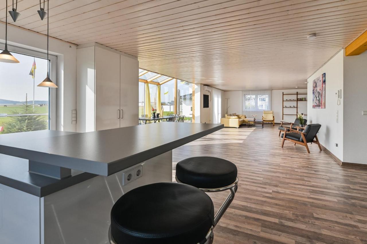 Ruhige Ferienwohnung Mit Panoramablick Ingoldingen Eksteriør billede